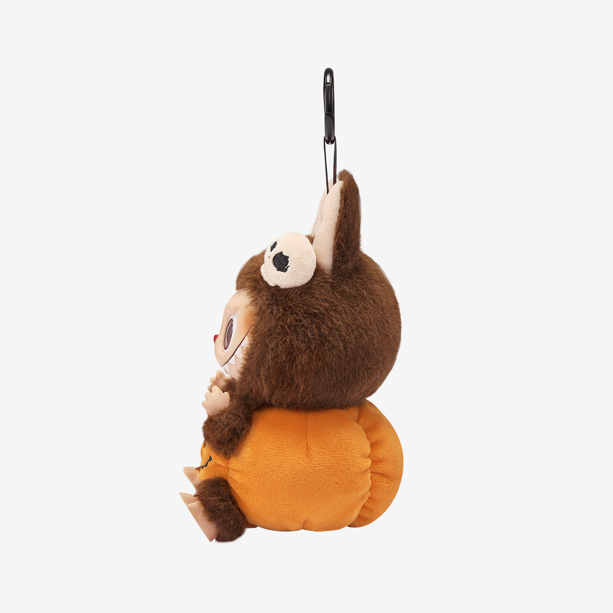 POP MART LABUBU Happy Halloween Party Series-Sitting Pumpkin Vinyl Plush Doll Pendant
