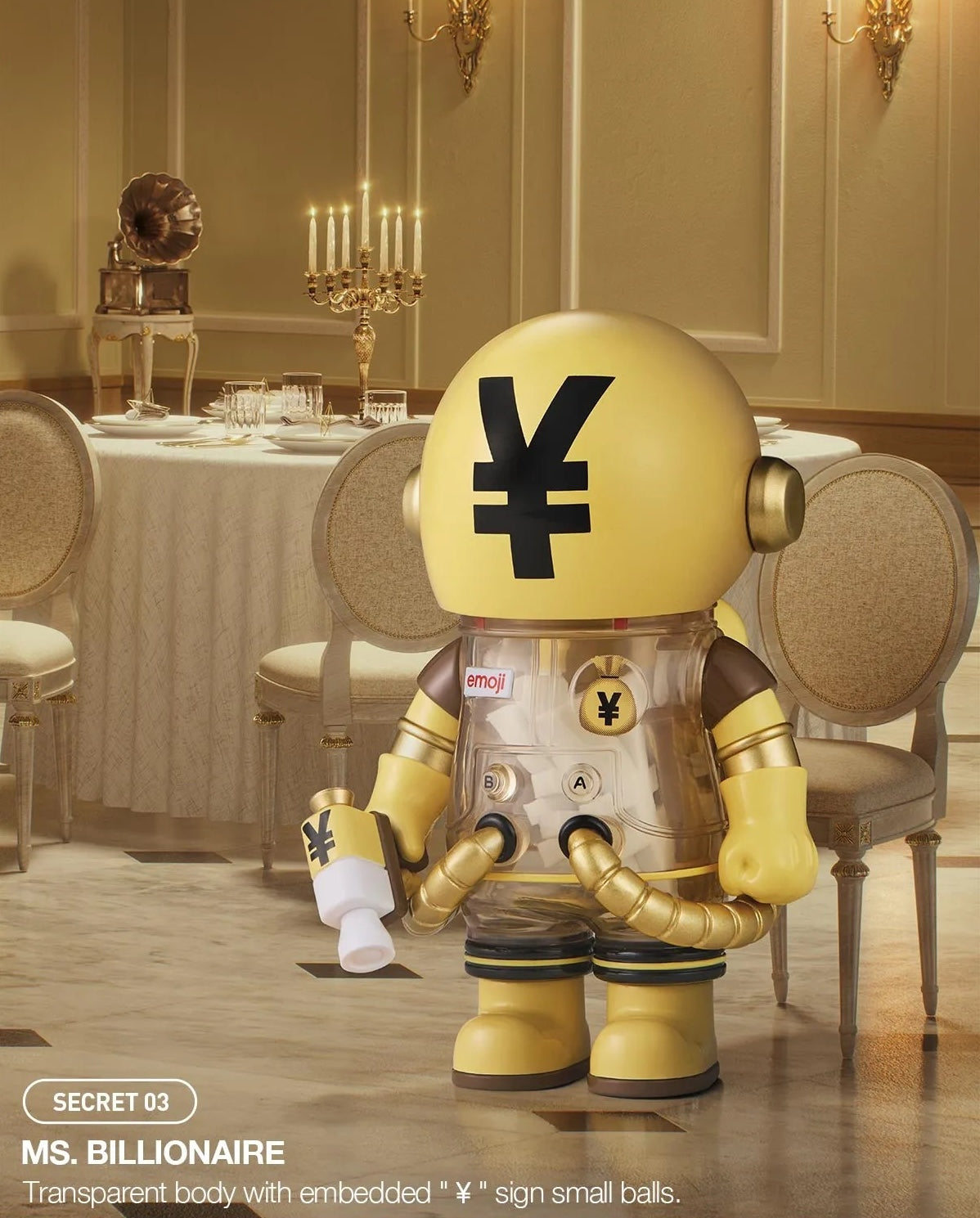 POP MART MEGA SPACE MOLLY 100% × emoji™ Series