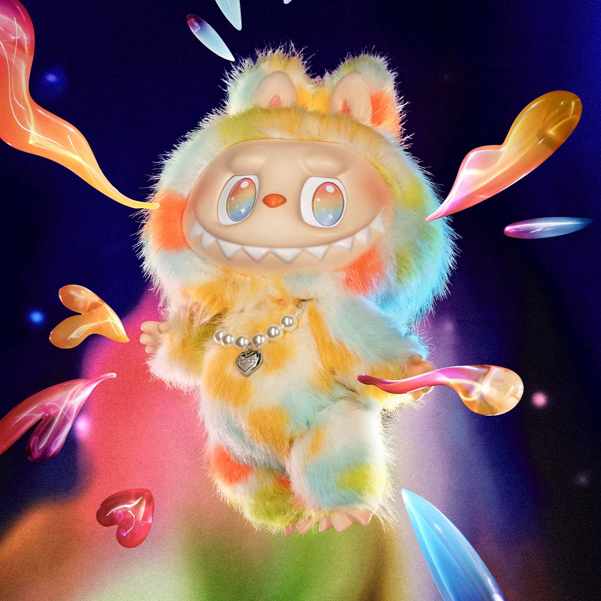 POP MART THE MONSTERS Big into Energy Series-ROCK THE UNIVERSE Vinyl Plush Doll