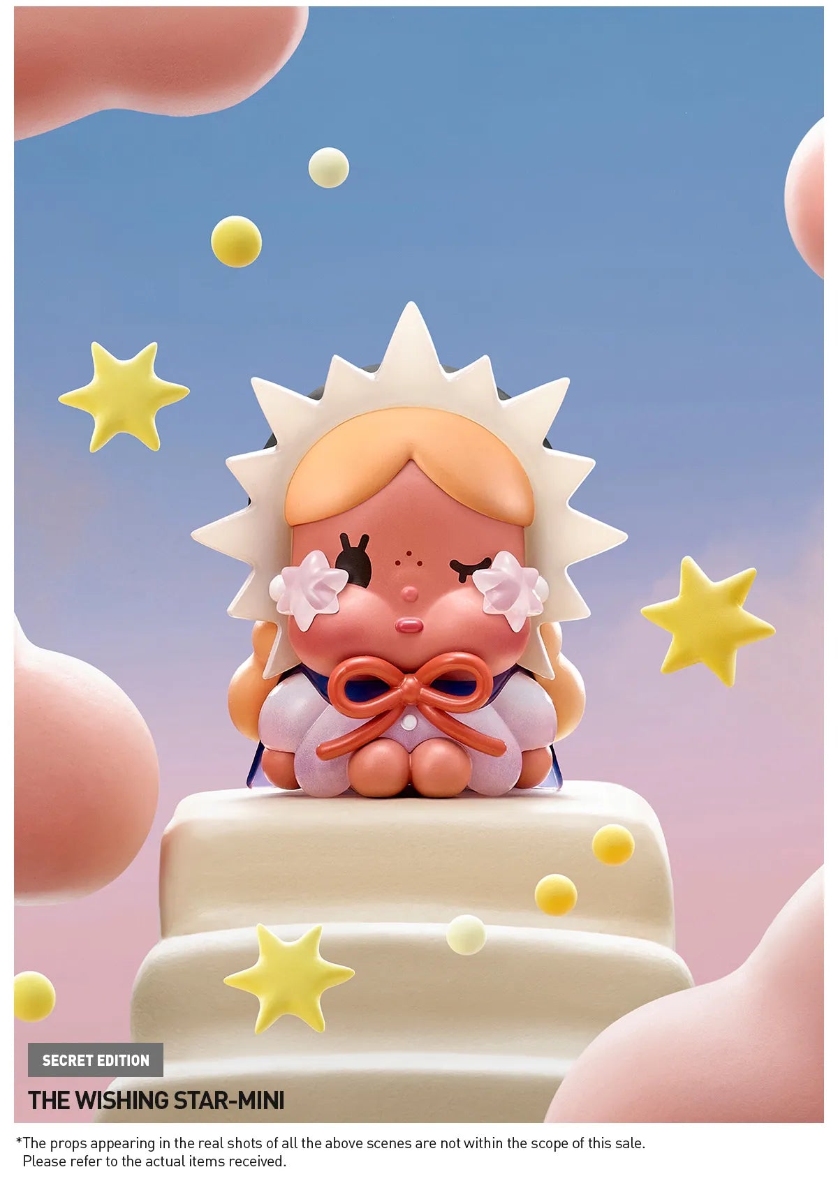 POP MART CRYBABY CRYING TO THE MOON-SITTING SERIES FIGURES