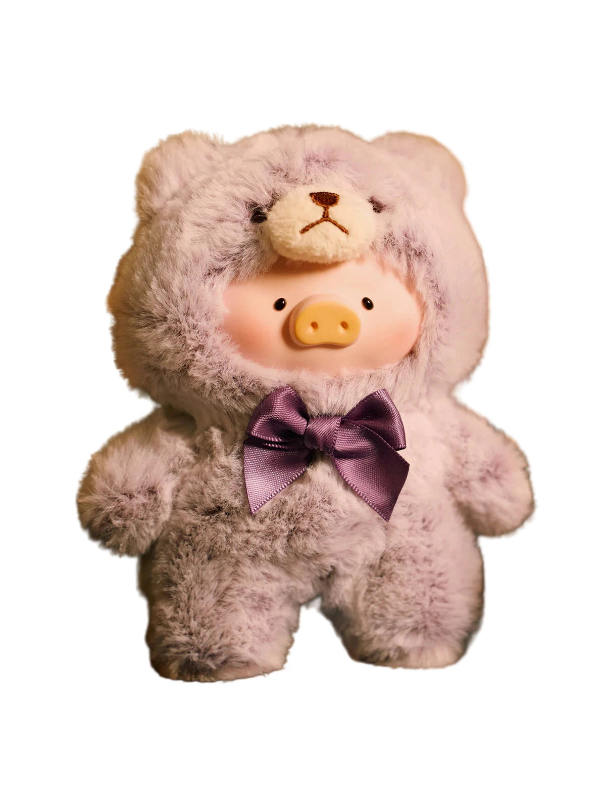 TOYZEROPLUS Lulu The Piggy Vintage Teddy Shop Vinyl Face Plush Pendant