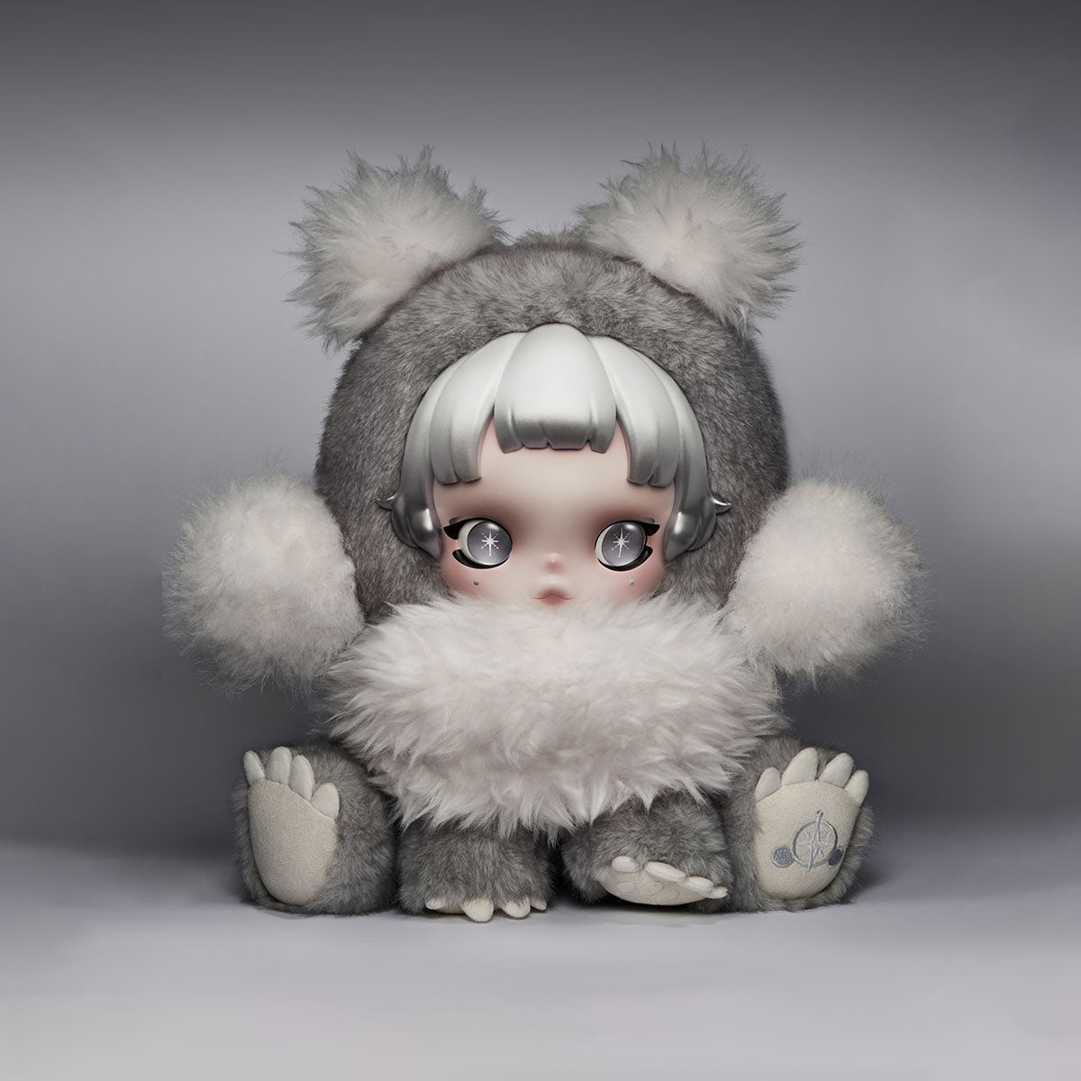 POP MART θ SKULLPANDA Punk Panda Plush Doll