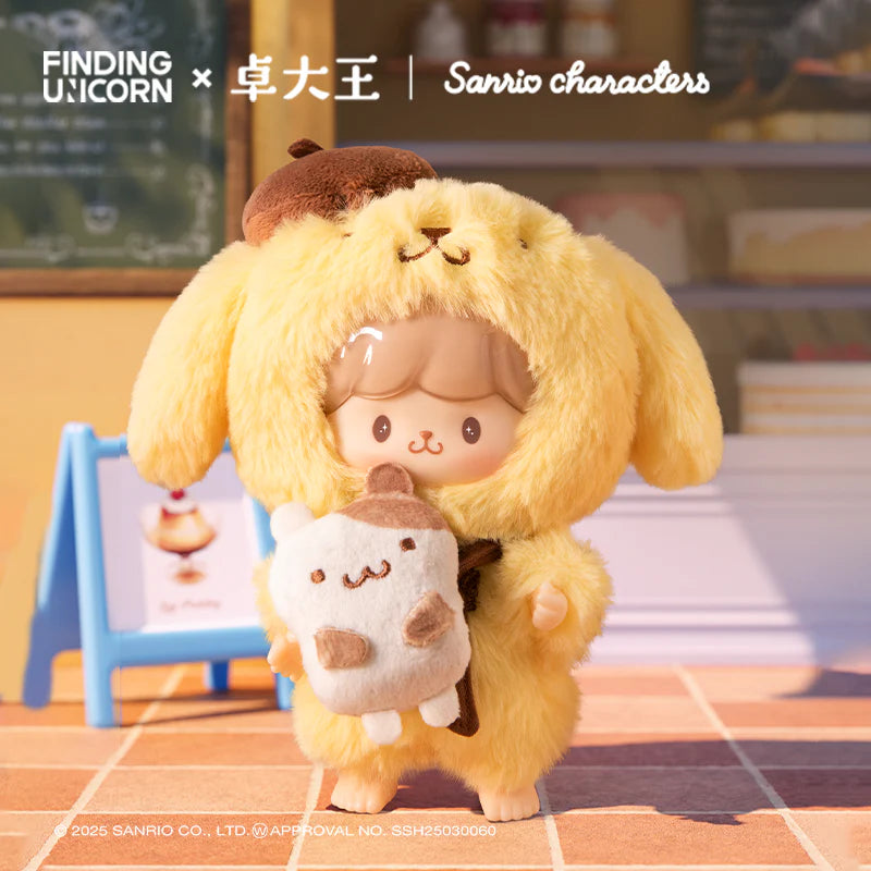 FINDING UNICORN Zzoton x Sanrio Love League Buddies Vinyl Plush Blind Box Keychain Pendant