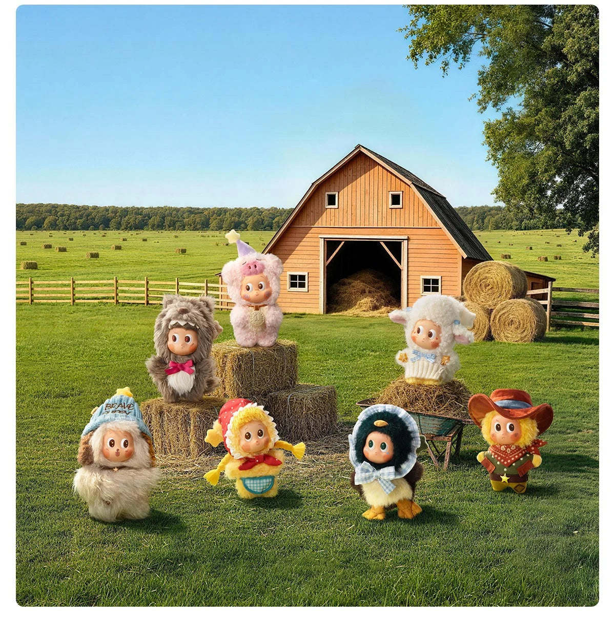 POP MART Twinkle Twinkle Farm Tales Series-Vinyl Plush Pendant Blind Box
