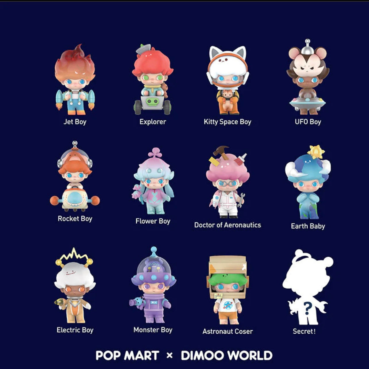 POP MART Dimoo Space Travel Series