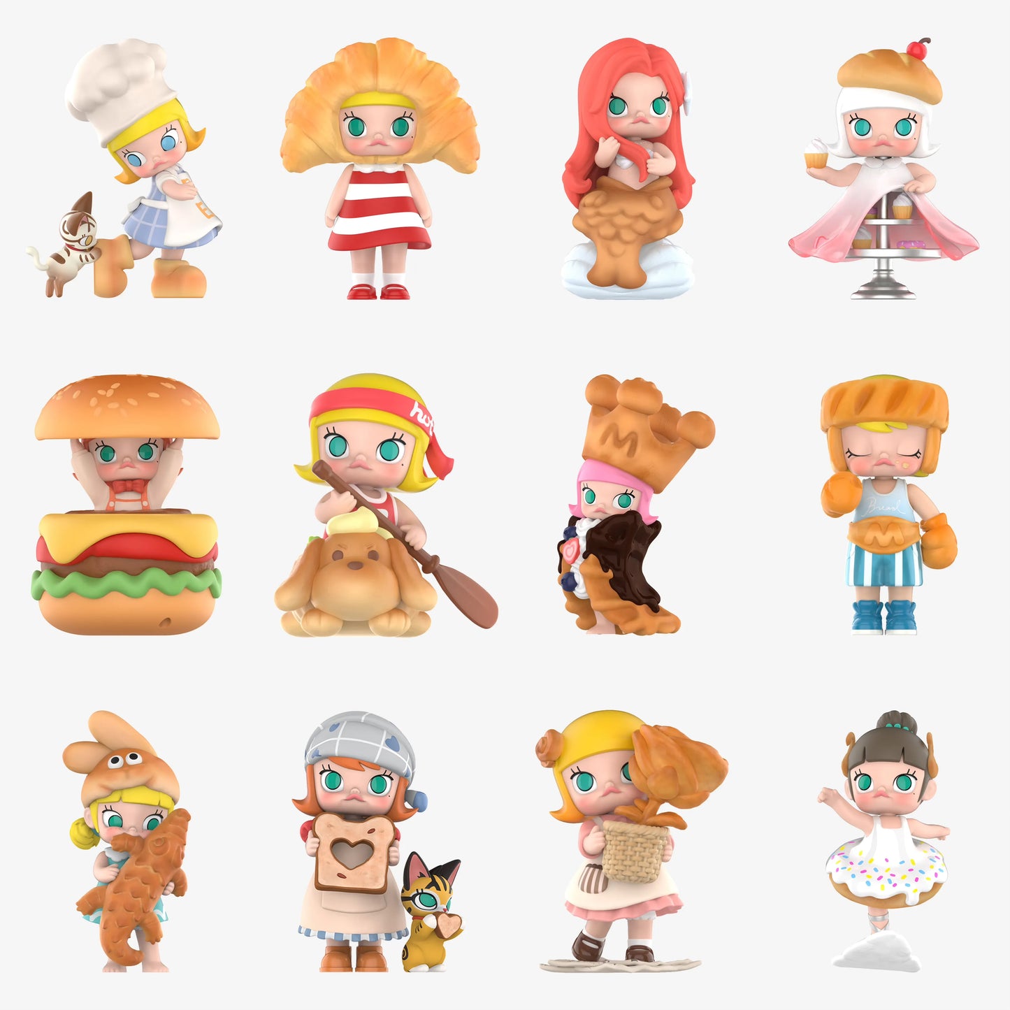 POP MART MOLLY Carb-Lover Series Baking Time