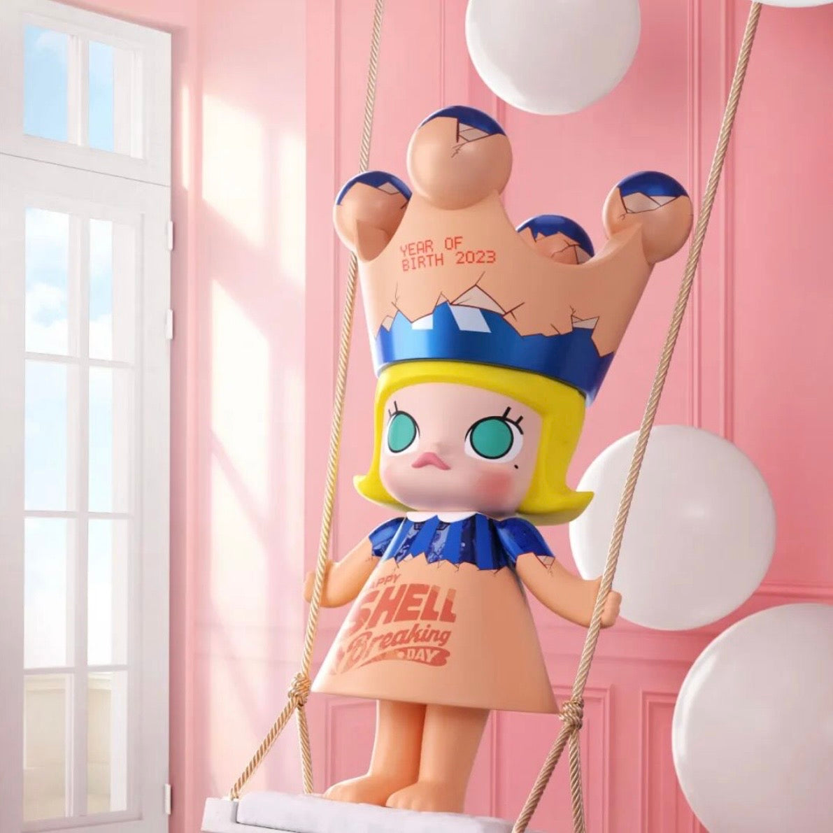 POP MART Mega Royal Molly 400% Princess - Blue 2023 LIMITED Edition