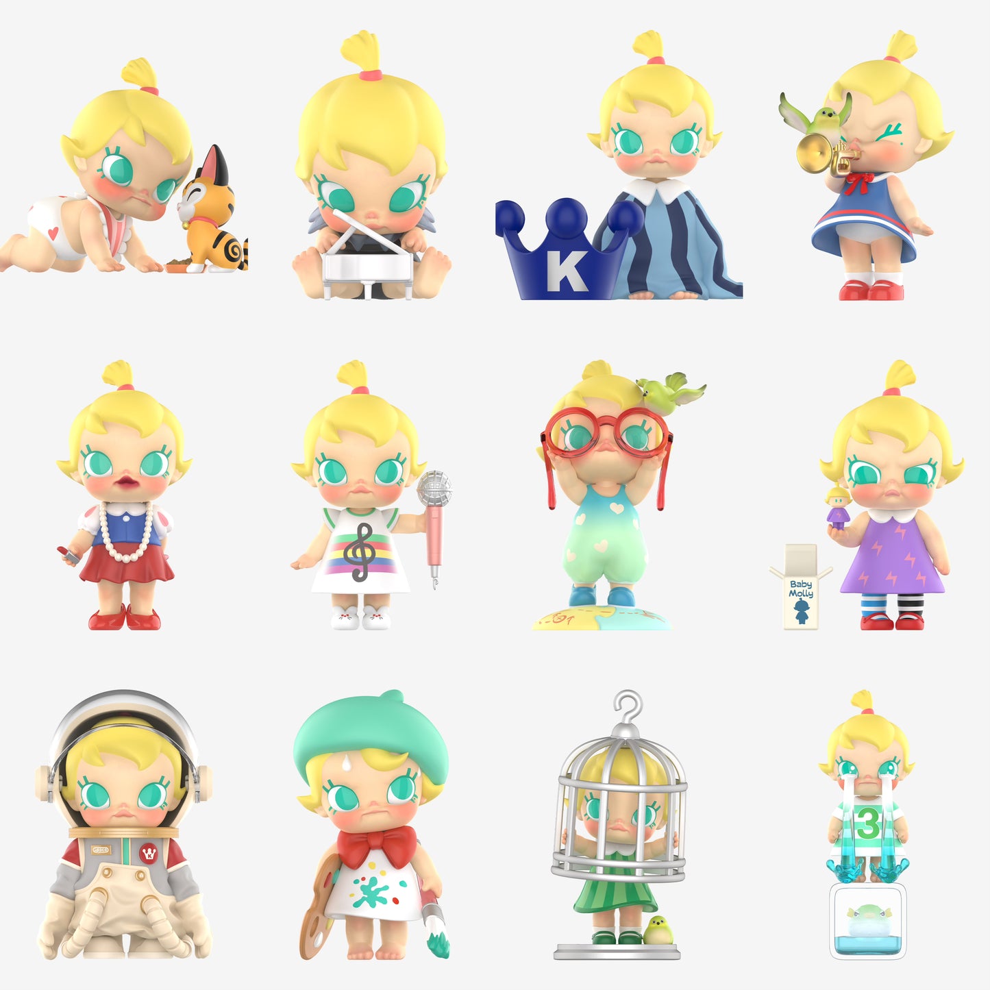 POP MART Baby Molly When I was Three!Series