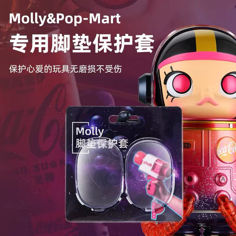 Accessories POP MART Royal MOLLY Space MOLLY 400% 1000% Silica Gel Shoes Protective Cover