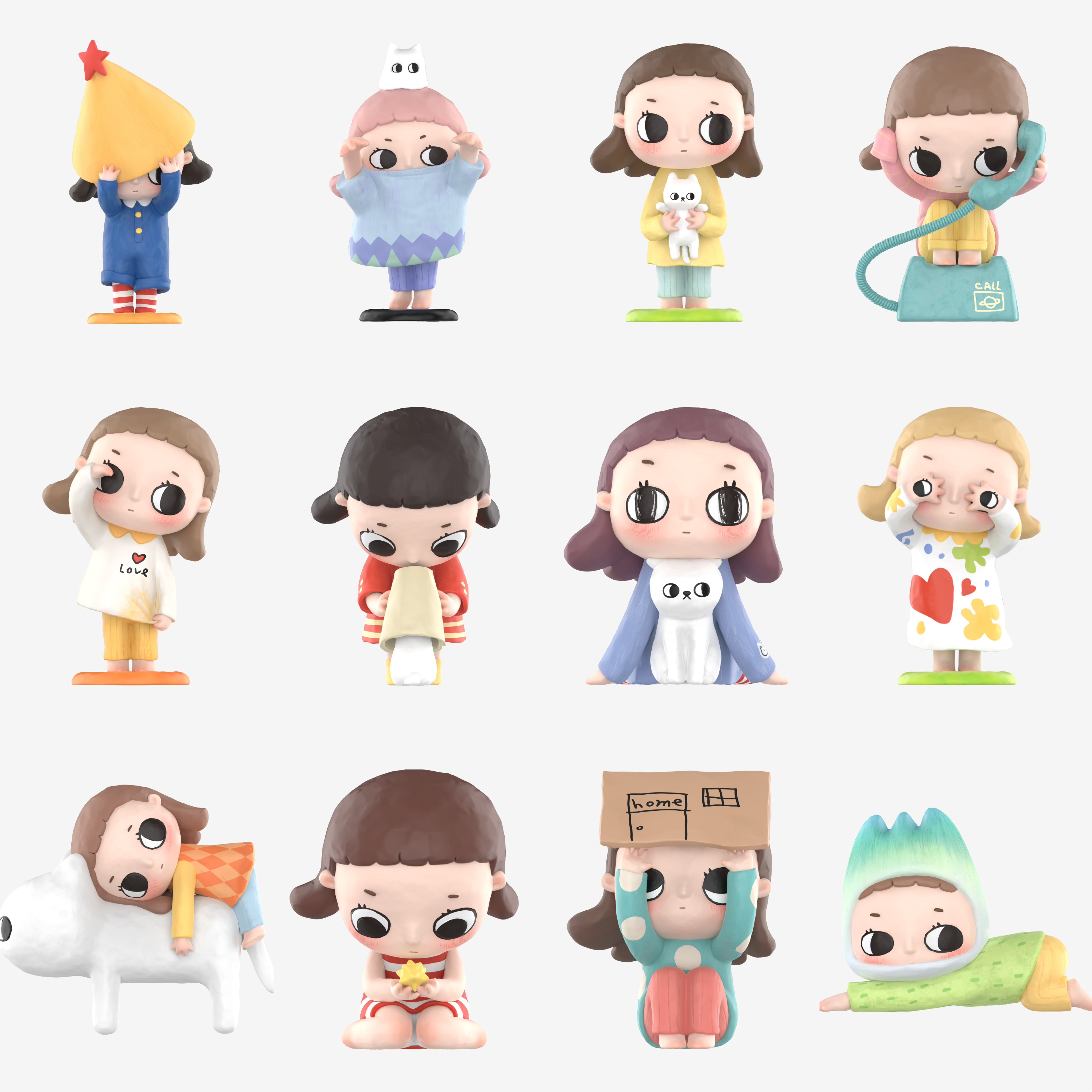 Nyota's Fluffy Life Series Blind Box - Confirmed Figure - Opened For Verification