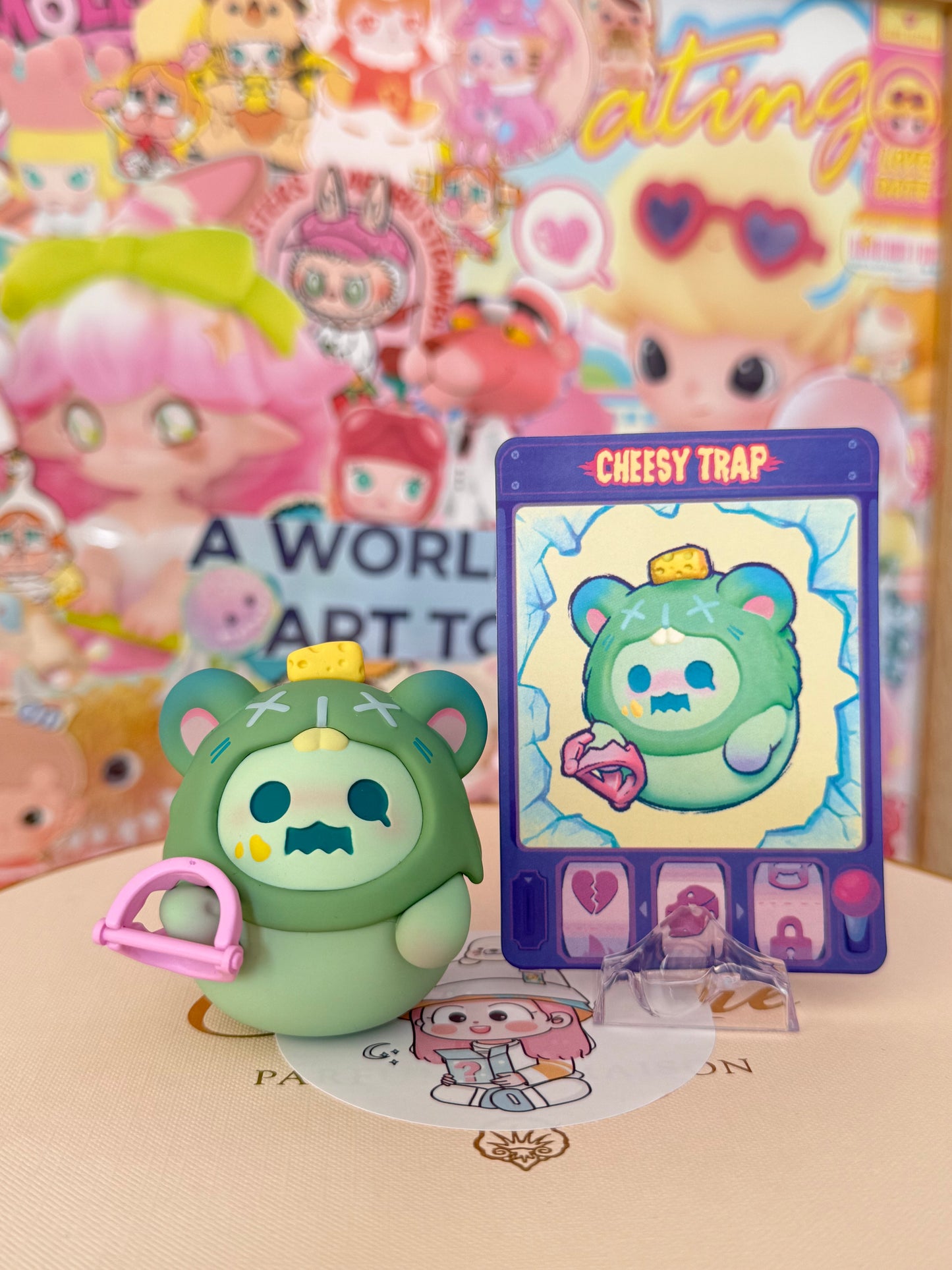 Finding Unicorn ShinWoo Ghost Bear House Series Blind Box - Chessy Trap (Single items)