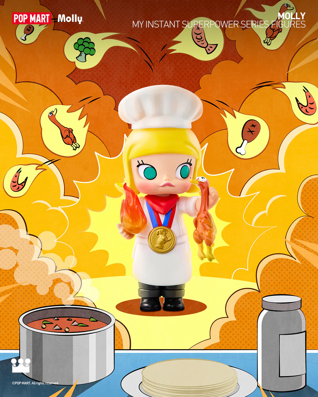 POP MART MOLLY My Instant Superpower Series Figures
