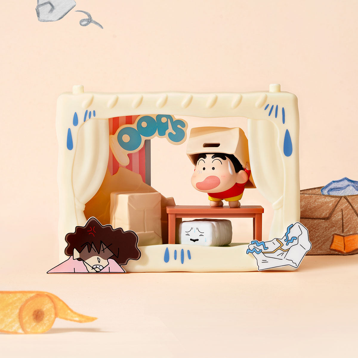 POP MART Crayon Shin-chan Inner-Child Theatre Series Figures