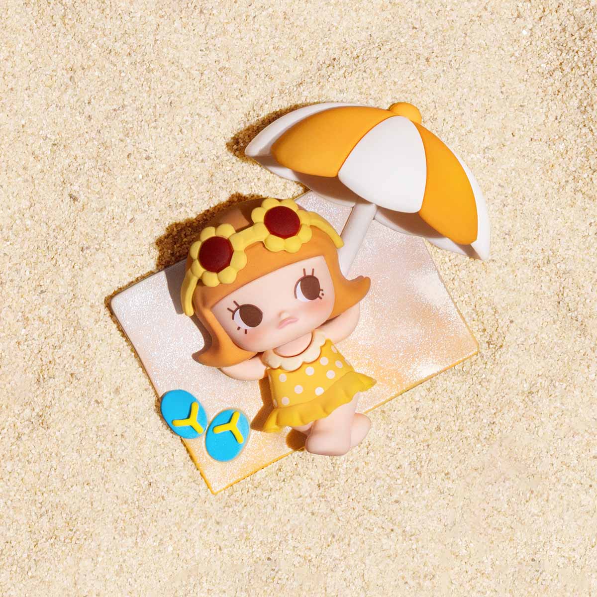 POP MART POP BEAN Island Vacation Series Fridge Magnet