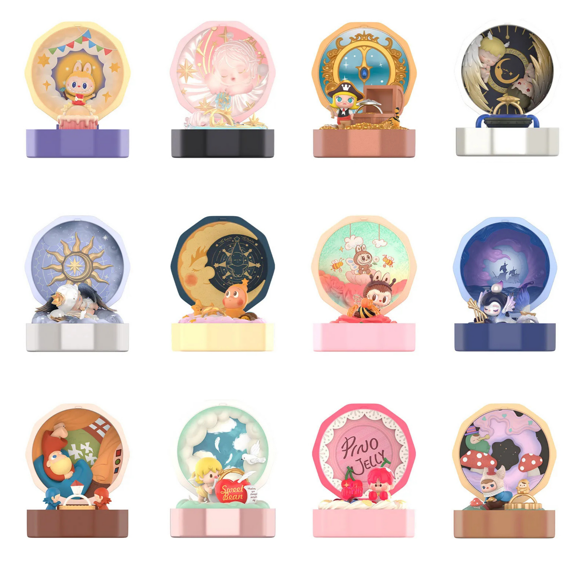 POP MART Romantic Ring Box Series 4 Scene Sets – Blind Box Collections POP MART Romantic Ring Box Series 4 Scene Sets – Blind Box Collections