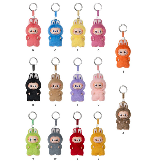 THE MONSTERS Pin for Love Series-Vinyl Plush Pendant Blind Box (N-Z)