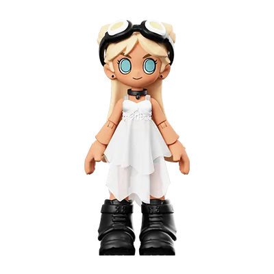 POP MART Peach Riot Carry the Music Series Block Pendant