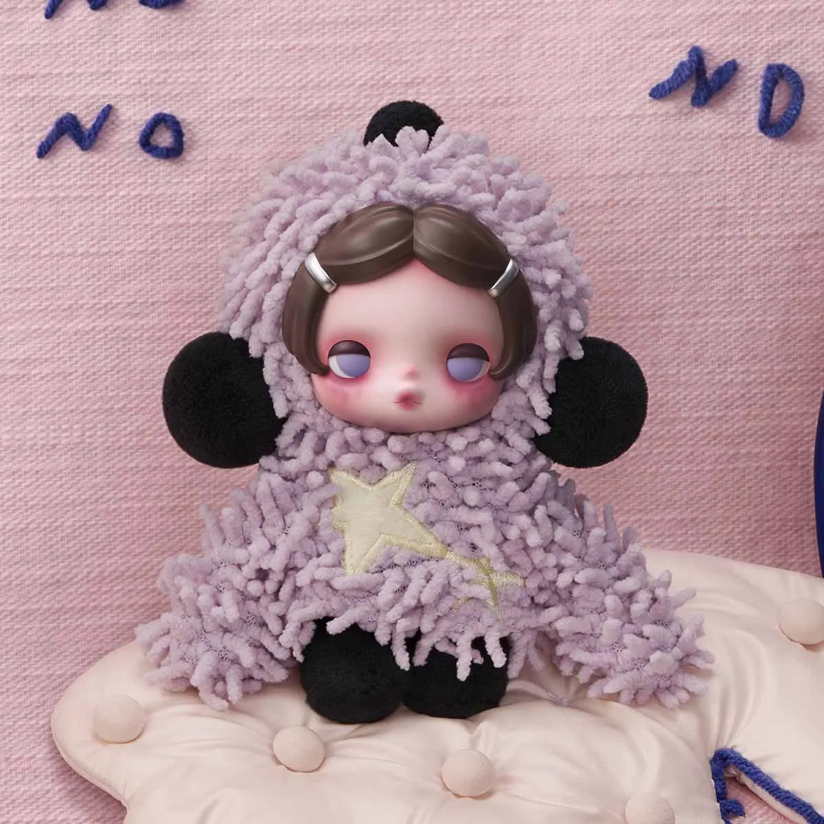 POP MART θ SKULLPANDA Off Mode Series Plush Doll Pendant