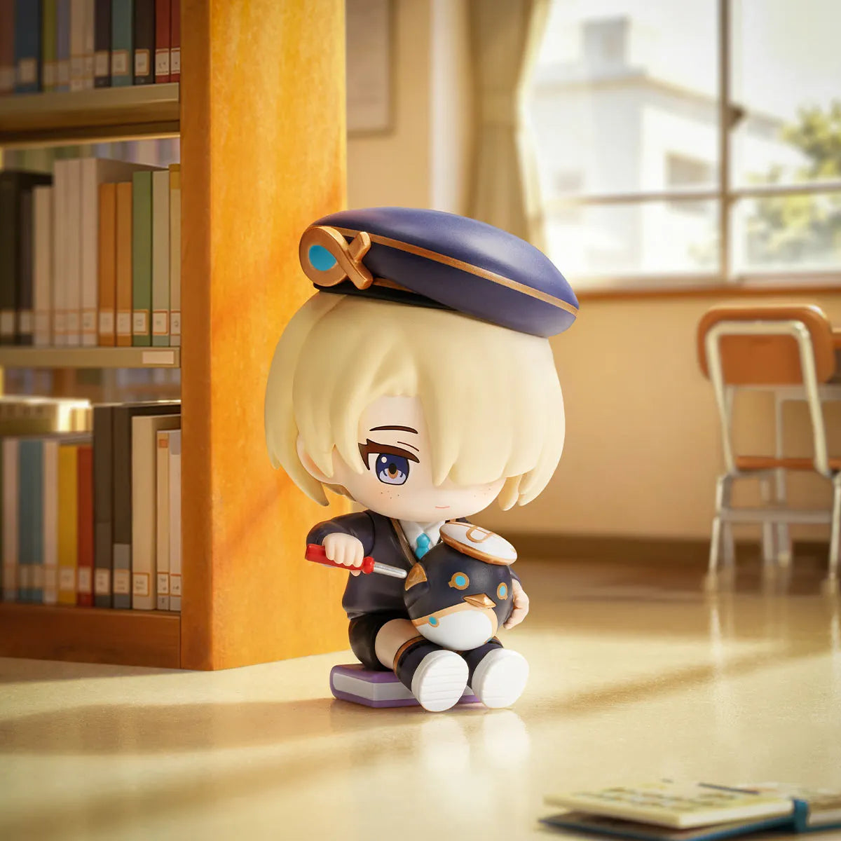 POP MART Genshin Impact Academy's Light and Shadow Poetry Chibi Series Figures