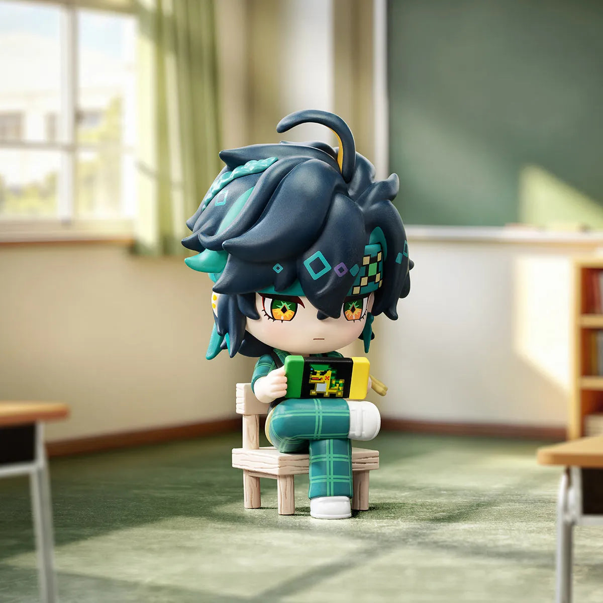 POP MART Genshin Impact Academy's Light and Shadow Poetry Chibi Series Figures