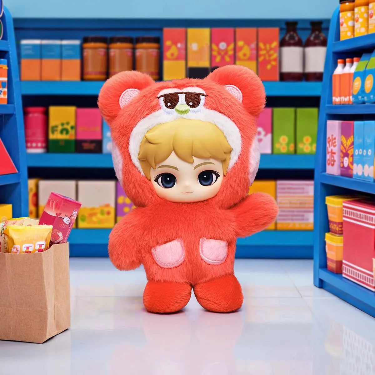 POP MART RIIZE Fluffy Club Series Vinyl Plush Doll Pendant