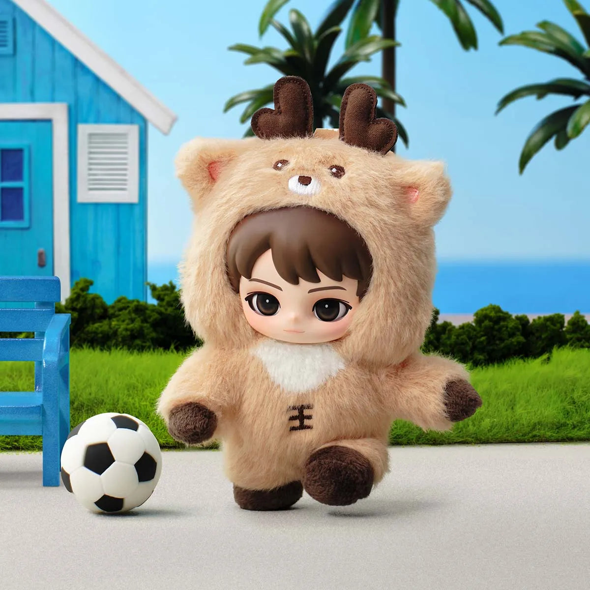 POP MART RIIZE Fluffy Club Series Vinyl Plush Doll Pendant