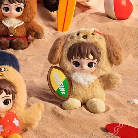 POP MART RIIZE Fluffy Club Series Vinyl Plush Doll Pendant