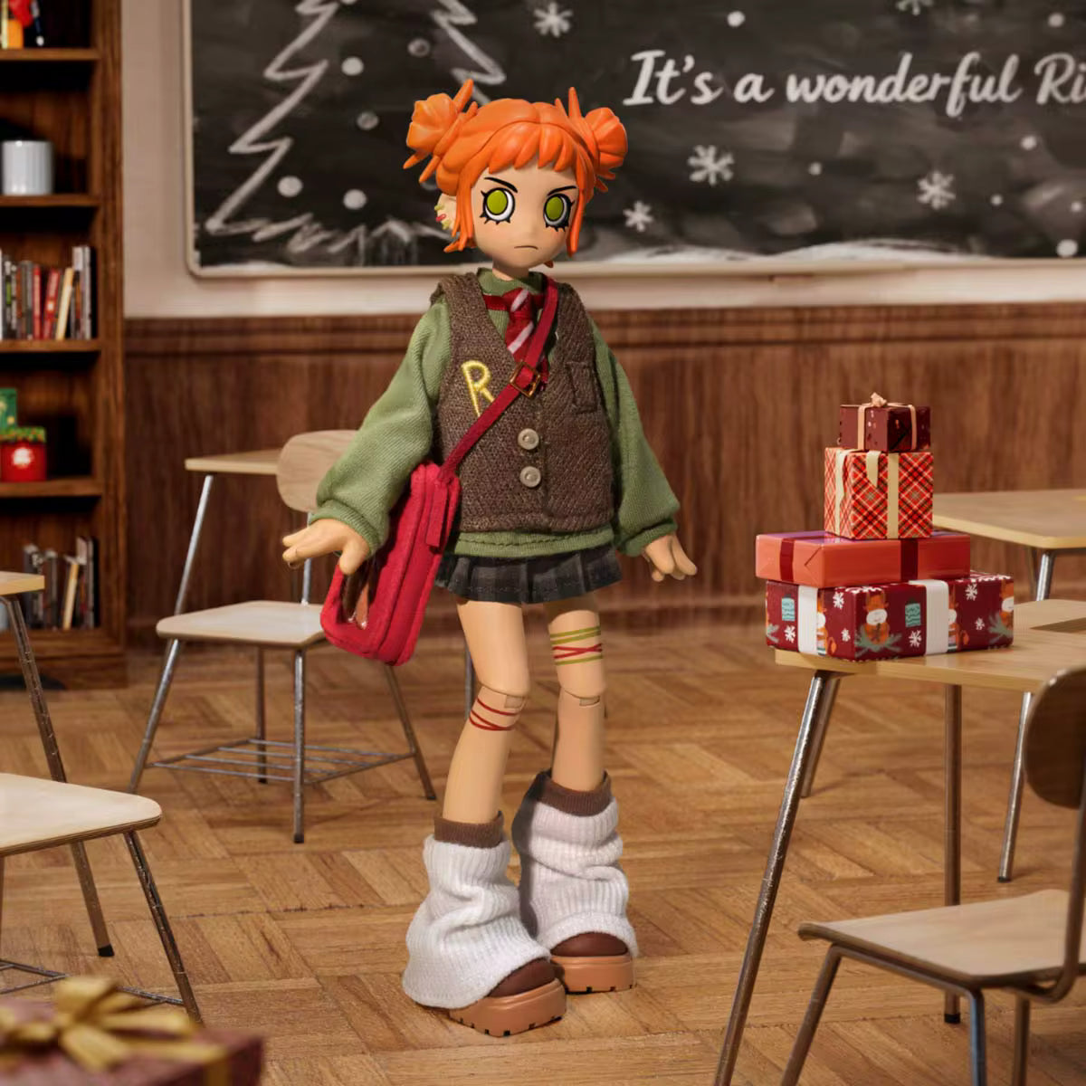 POP MART Peach Riot Winter Break OOTD Series 1/8 Action Figure