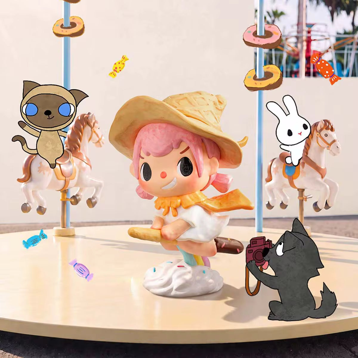 POP MART Merodi Snack Time Series Figures
