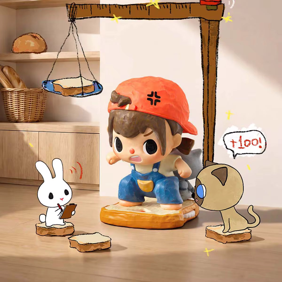 POP MART Merodi Snack Time Series Figures