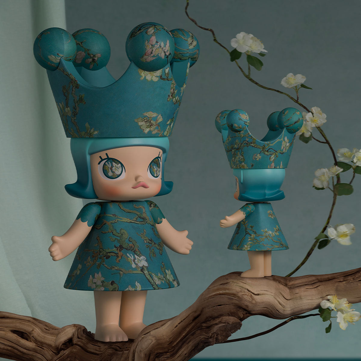 POP MART MEGA ROYAL MOLLY 400% Van Gogh Museum Almond Blossom