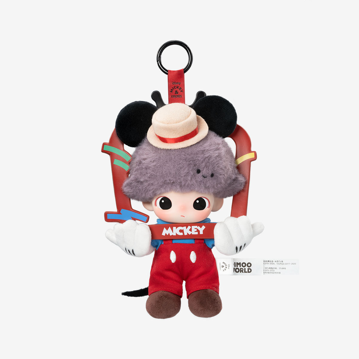 Dimoo Wonder Keychain POP MART DIMOO WORLD × DISNEY Series-Vinyl Plush Keychain Blind Box ...