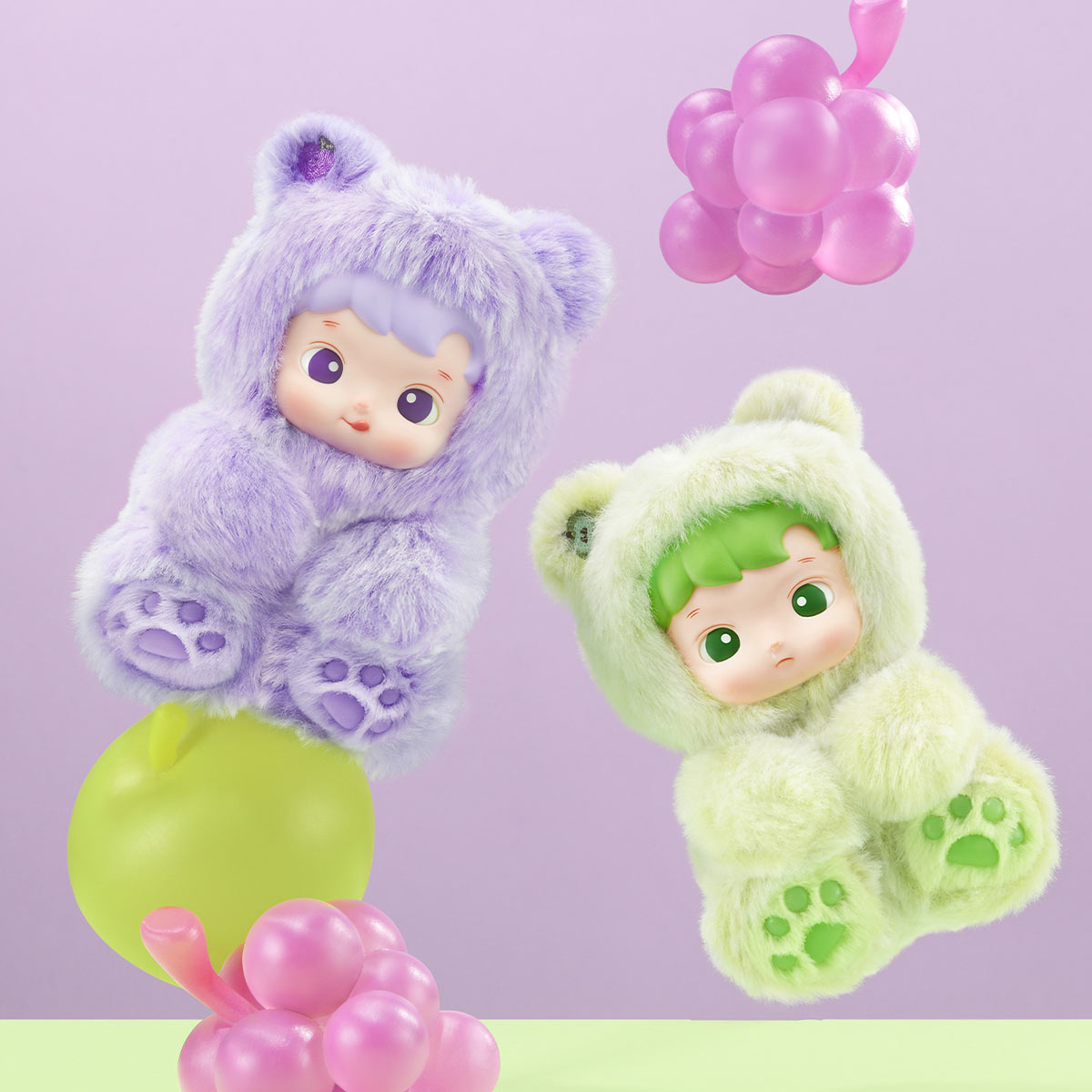ぬいぐるみ Popmart Hacipupu Gummy Bear Series Plush HACIPUPU Gummy Bear Series-Vinyl Plush Pendant Blind Box