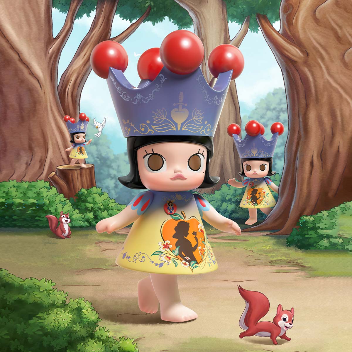 POP MART MEGA ROYAL MOLLY 400% Snow White