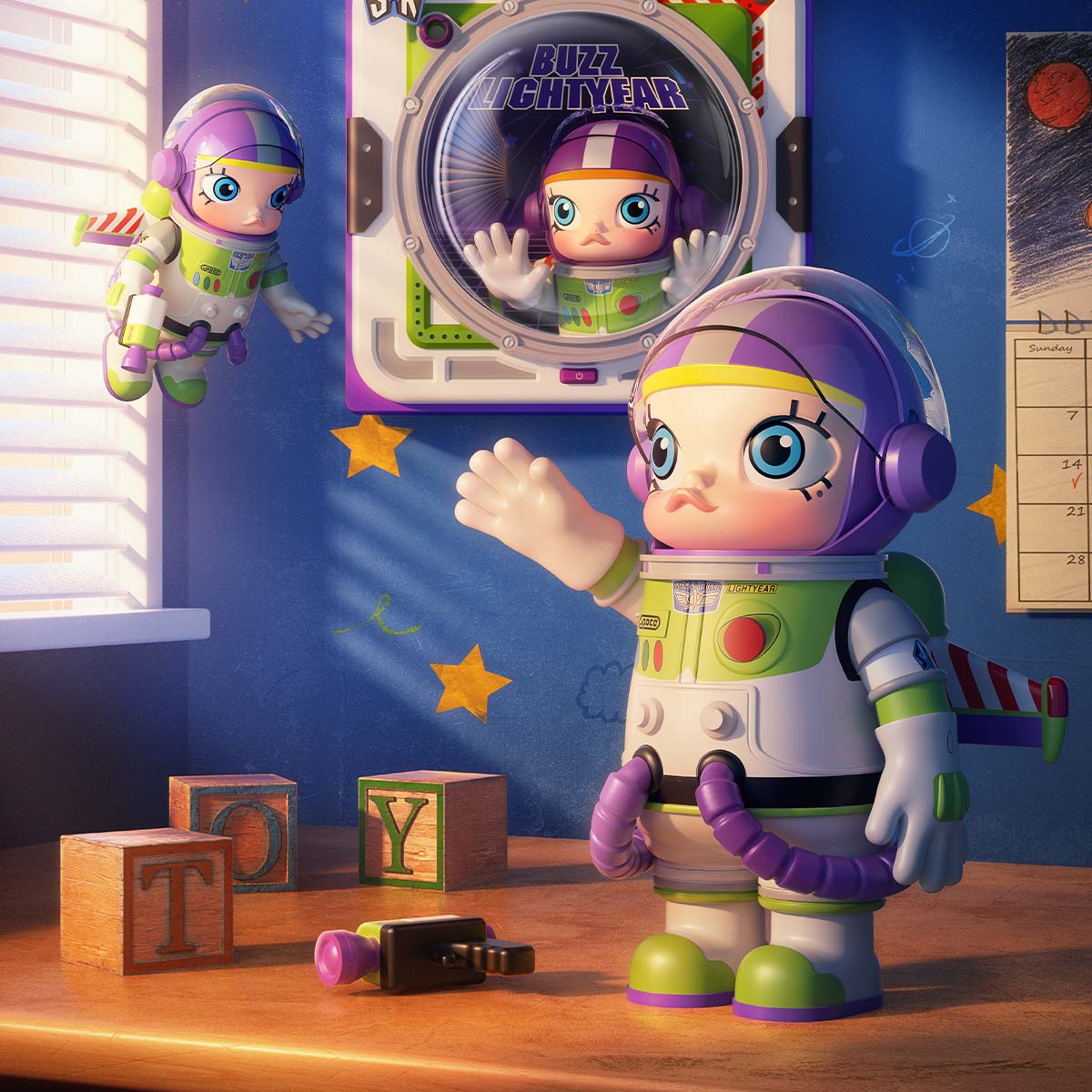POP MART MEGA SPACE MOLLY 400% Buzz Lightyear
