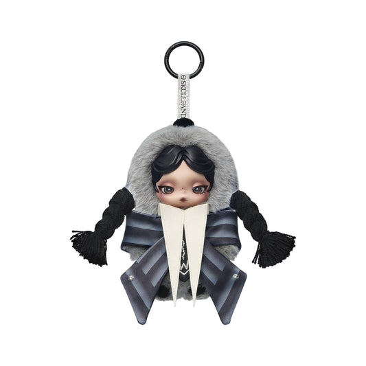 POP MART SKULLPANDA × Wednesday Plush (Nevermore Academy Uniform Version)