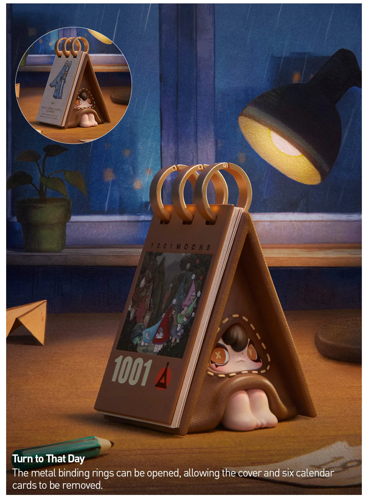 POP MART 1001MOONS Where’s the Elephant Slide Series Figures