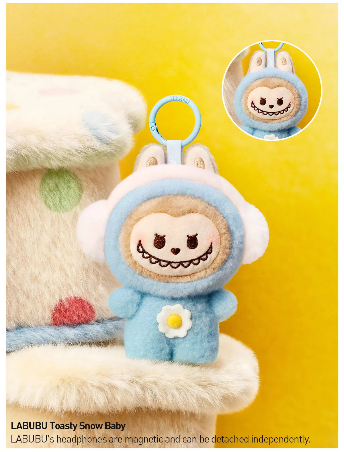 POP MART POP BEAN Fluffy & Cozy Series-Plush Pendant Blind Box