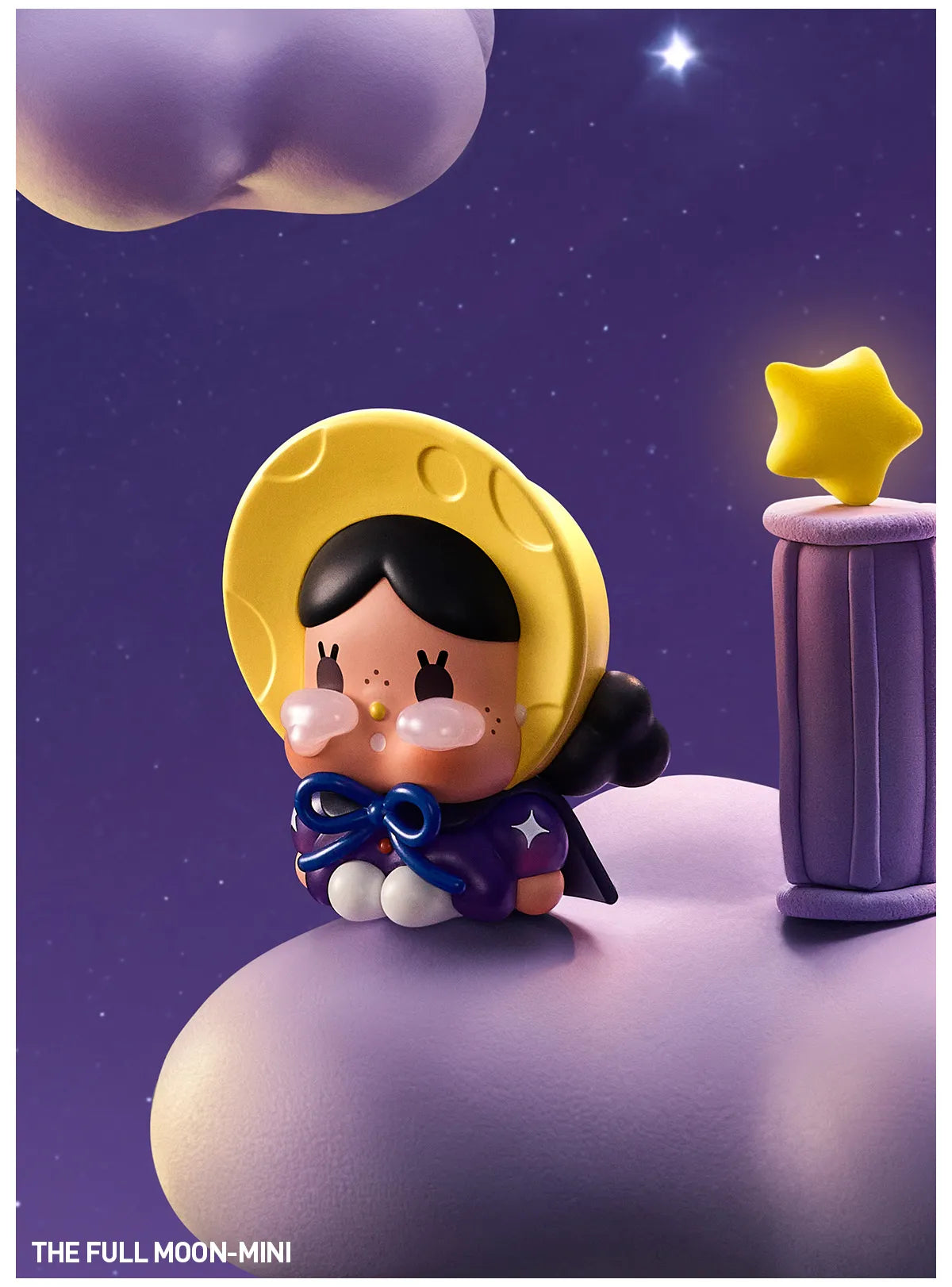 POP MART CRYBABY CRYING TO THE MOON-SITTING SERIES FIGURES