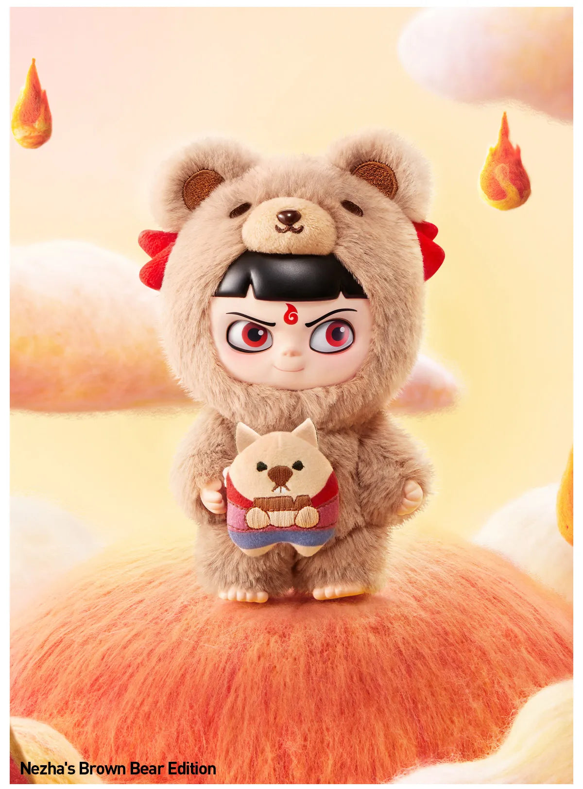 POP MART NeZha 2 Dress Up Party Series Vinyl Plush Doll Pendant