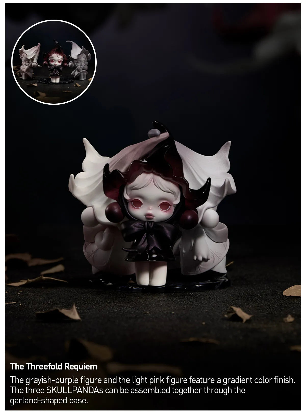 POP MART SKULLPANDA Petals in Four Acts Series Figures