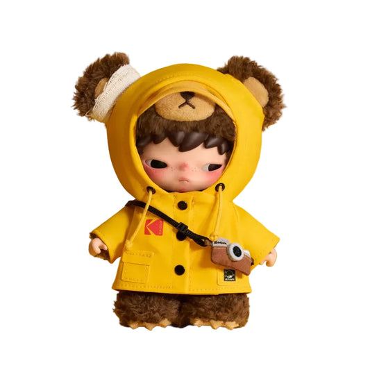 POP MART Hirono × Kodak Little Bear Vinyl Plush Pendant EXCLUSIVE COLLAB