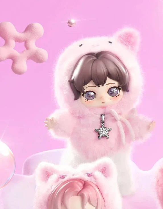 POP MART aespa Fluffy Club Series Vinyl Plush Doll Pendant