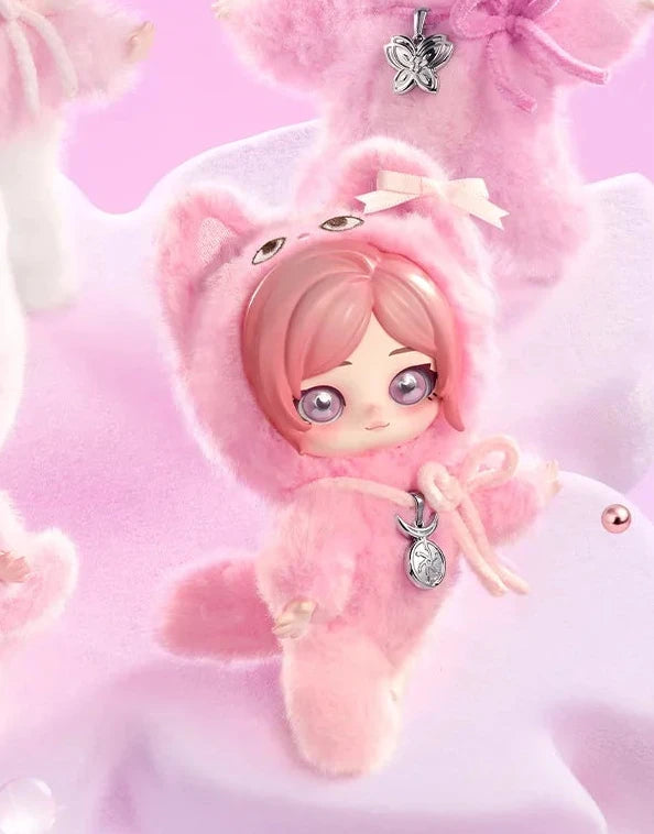 POP MART aespa Fluffy Club Series Vinyl Plush Doll Pendant