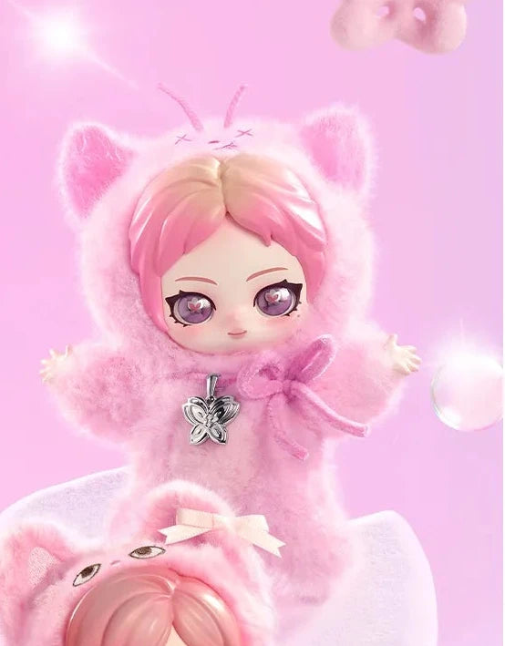 POP MART aespa Fluffy Club Series Vinyl Plush Doll Pendant