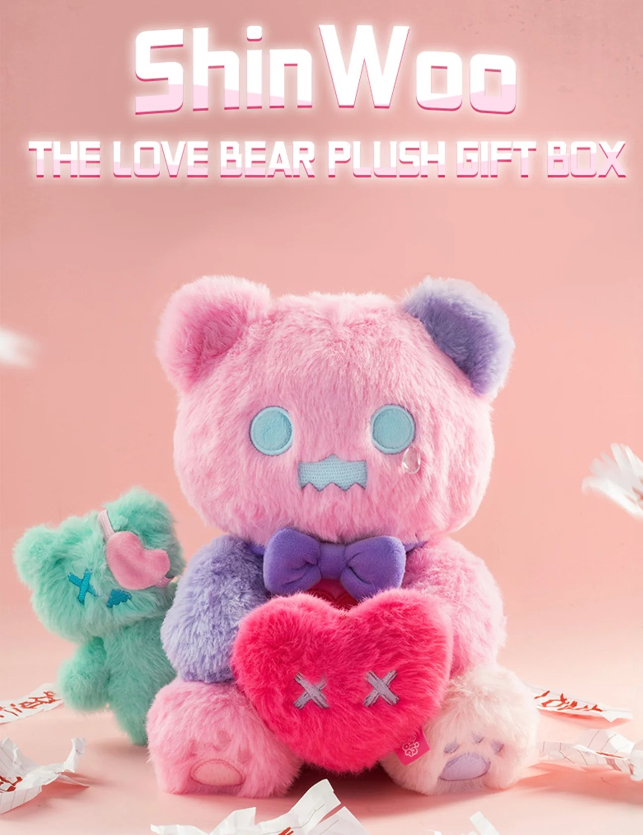 FINDING UNICORN ShinWoo The Love Bear Plush Gift Box