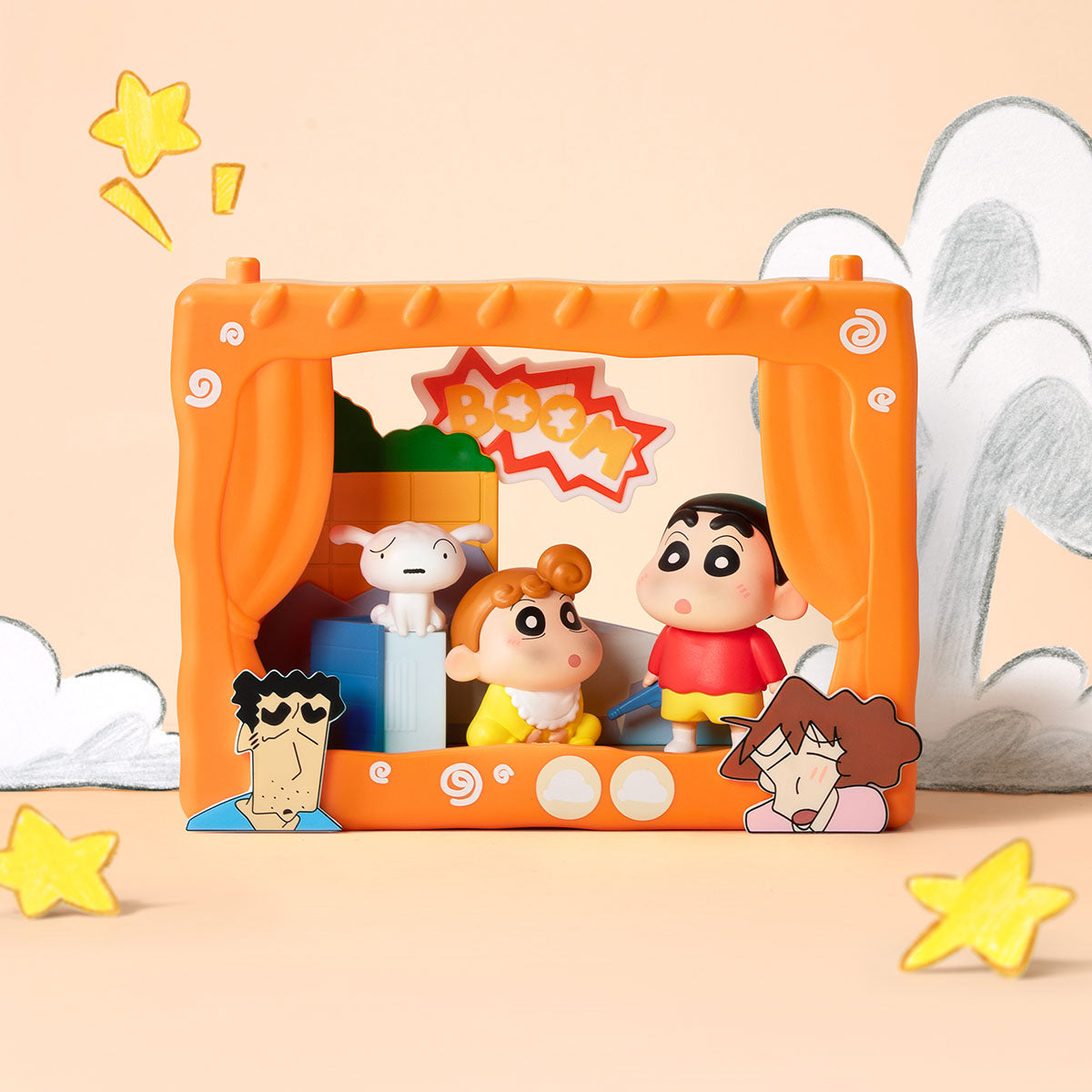 POP MART Crayon Shin-chan Inner-Child Theatre Series Figures