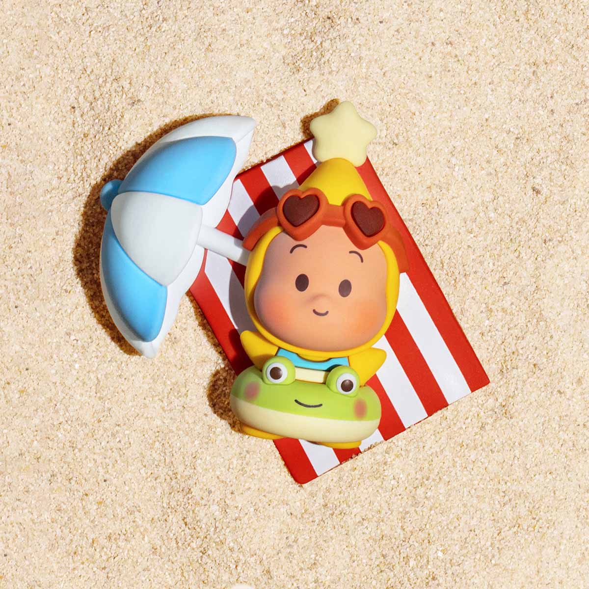 POP MART POP BEAN Island Vacation Series Fridge Magnet