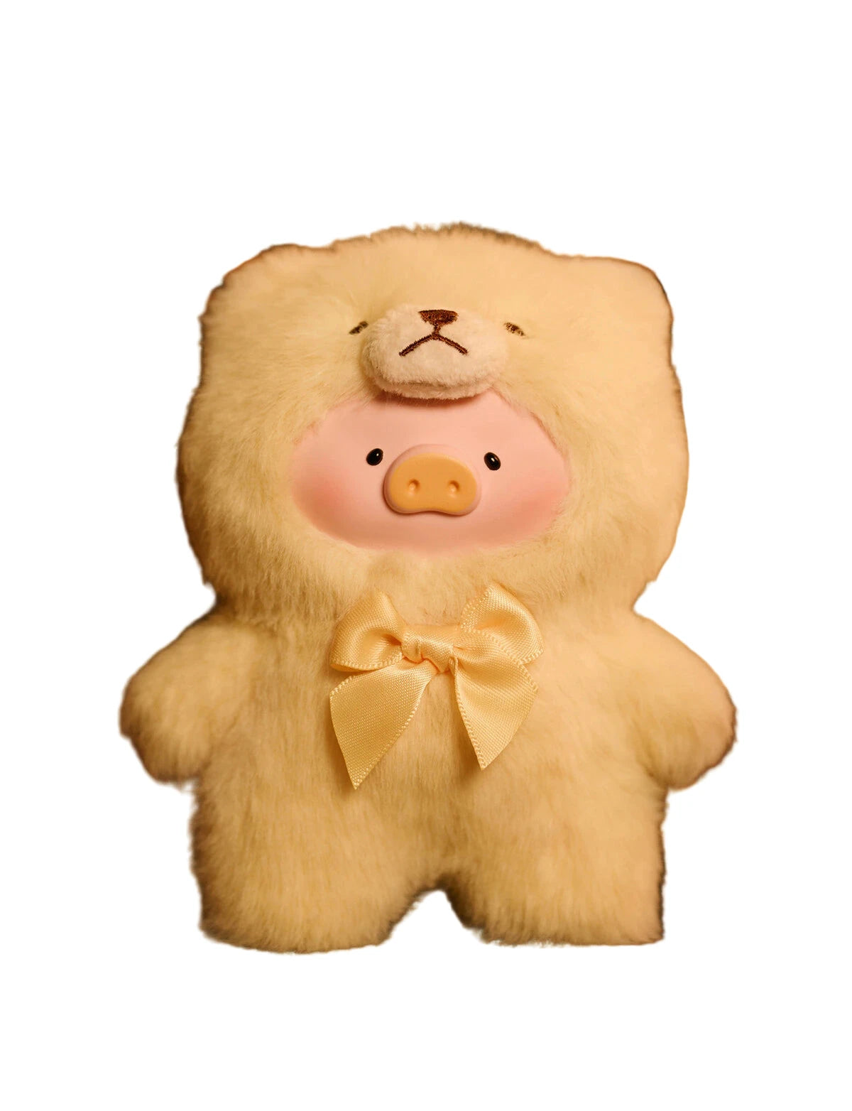 TOYZEROPLUS Lulu The Piggy Vintage Teddy Shop Vinyl Face Plush Pendant