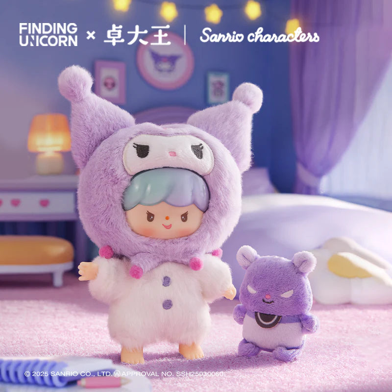 FINDING UNICORN Zzoton x Sanrio Love League Buddies Vinyl Plush Blind Box Keychain Pendant